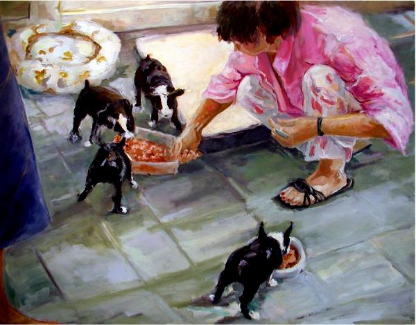  Feeding the Puppies