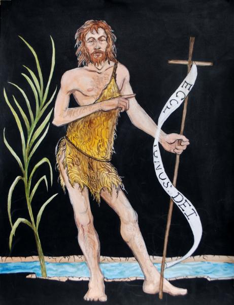 St. John the Baptist, Standing