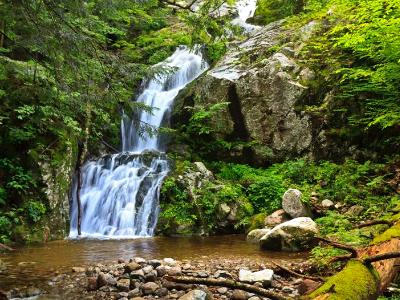 Upper Wedge Brook Falls and Pool Upper Wedge Brook Falls and Pool