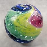 #09062503 Med Float 5,25'' aurora borealis design $90.00