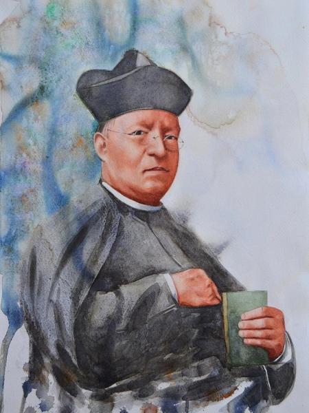 Portrait of father JULIO MARIA MATOVELLE, 35cm x 50cm, 2016