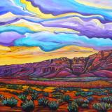 Vermillion Cliffs - 30x40 original acrylic on gallery wrap canvas - SOLD