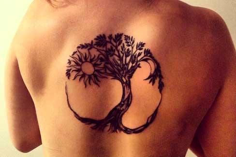Tree family tattoo