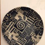 Carved plate