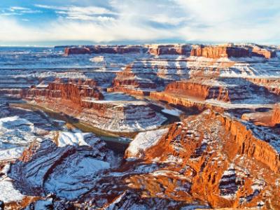 Colorado River Gooseneck in WInter Colorado River Gooseneck in WInter