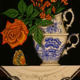 New! Blue and White Chintz ~ SOLD
