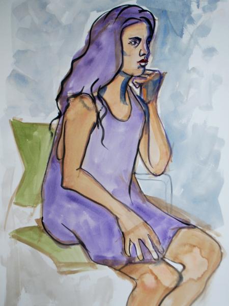 Sheila, Seated