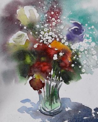 I fiori d´estate, 38cm x 28cm, 2020