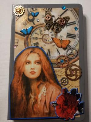 Somewhere in Time, journal 8x6 blank