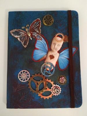 Butterfly doll Journal, 8"x6" Lined 