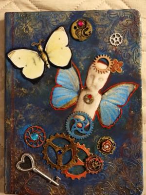 Butterfly doll Journal, 8"x6" Lined Butterfly doll Journal, 8"x6" Lined