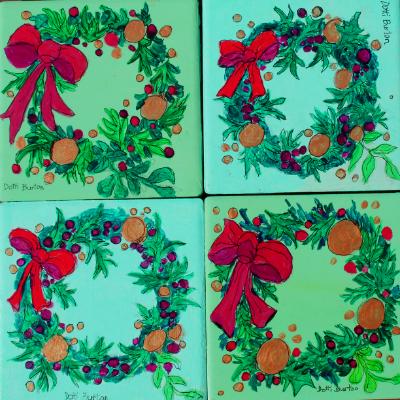 Coaster Holiday tiles. Coaster Holiday tiles.