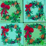 Holiday coaster tiles.