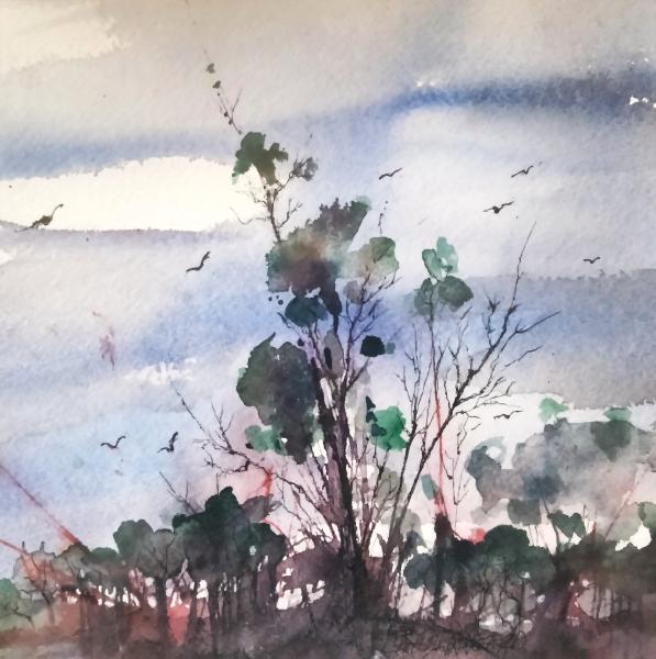 Trees (watercolor)