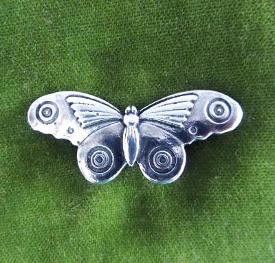 Butterfly Brooch / Butterfly pin - Art Deco moth style by Liza Paizis