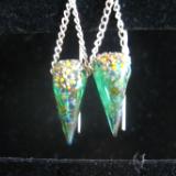 14-072 Sterling and Boro Spike Earrings