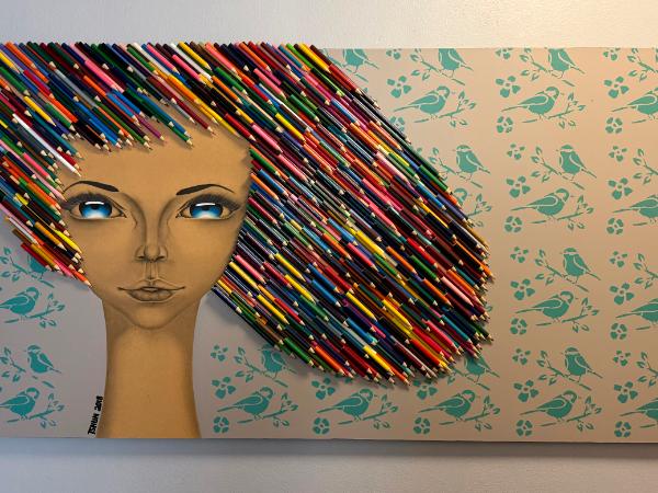 Tweet (size 24x48 inches) $2500