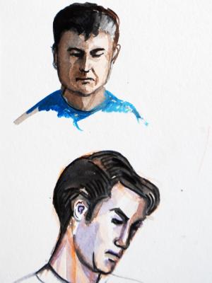 Two Artists at Work Two Artists at Work