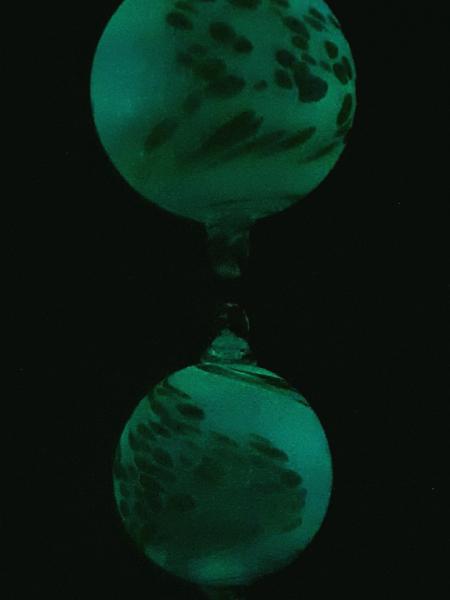 #11102504 Three Hanging Ball sculpture Glows in the Dark MED-5.18'' SM-4.18'' XSM-3.25'' 20'' Long $190.00