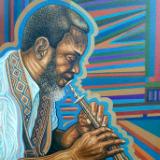 "Dewey Redman Playing Chinese Reed Instrument"
