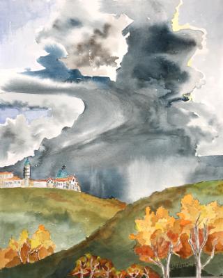 Thunderstorm, Tecolote Canyon (sold)