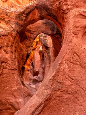 Corkscrew Arches in Peekaboo Slot Canyon Corkscrew Arches in Peekaboo Slot Canyon