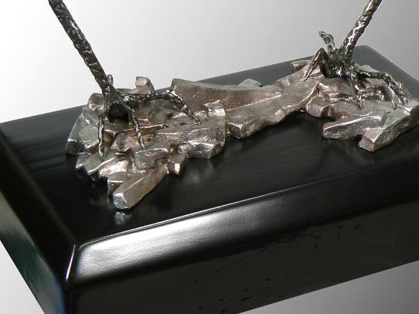 galileo | steel & resin | 29"x15"x7"