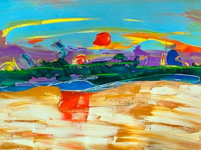Abstract-Painted Sky Abstract-Painted Sky