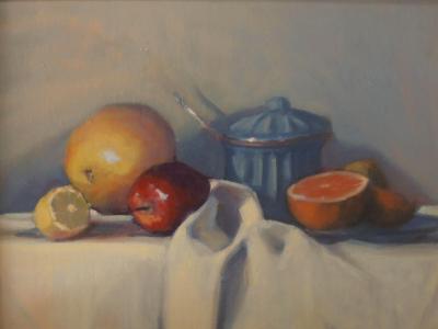 Still life with Sugar Bowl 12x16" oil Still life with Sugar Bowl 12x16" oil