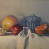 Still life with Sugar Bowl 12x16" oil