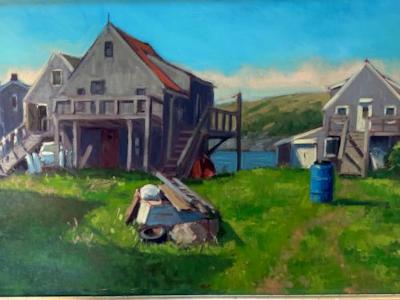 Blue Barrel 20x30" oil Blue Barrel 20x30" oil