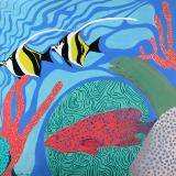 Coral Grouper, Moorish Idols and Eel