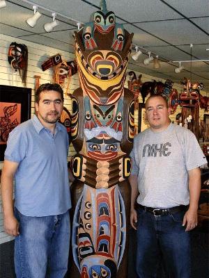 Kwaguilth Bear Totem Pole Kwaguilth Bear Totem Pole