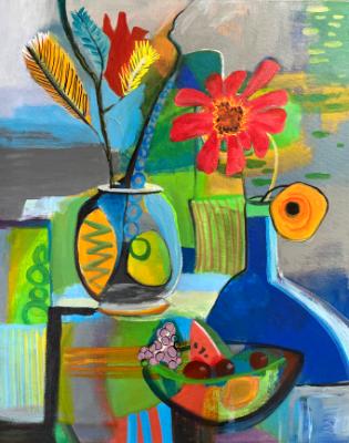 Still Out of my Head            24" x 30"