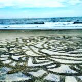 Large scale sand mandala 