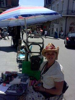 Painting on the Square.