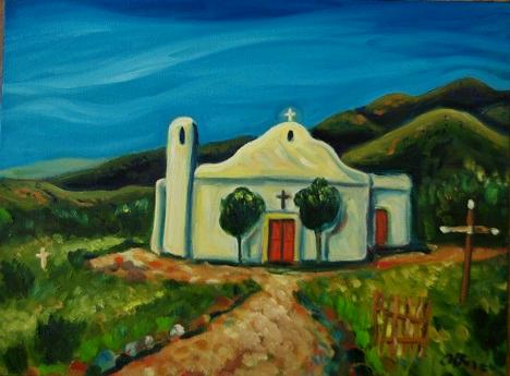 Golden Mission on the Turquoise Trail