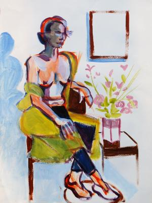 Hannah, Seated