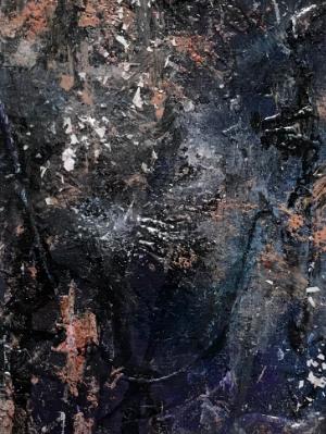 Matted Mini Abstract #37 (Nocturnal Series 29-38) Matted Mini Abstract #37 (Nocturnal Series 29-38)