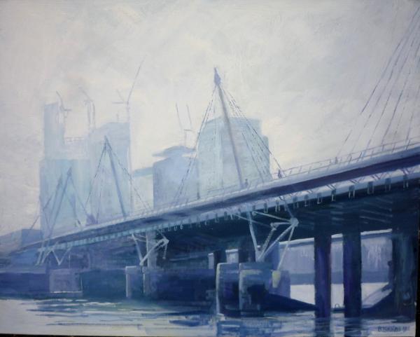 Early Sunday Morning Embankment Bert Bruins Art Paintings