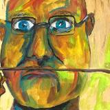 When the artist think he is a goat and starts eating his subjects.