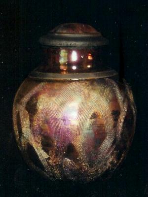 Raku Lidded Vessel