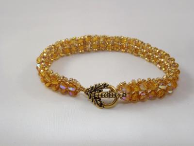 B-80 gold chevron bracelet B-80 gold chevron bracelet