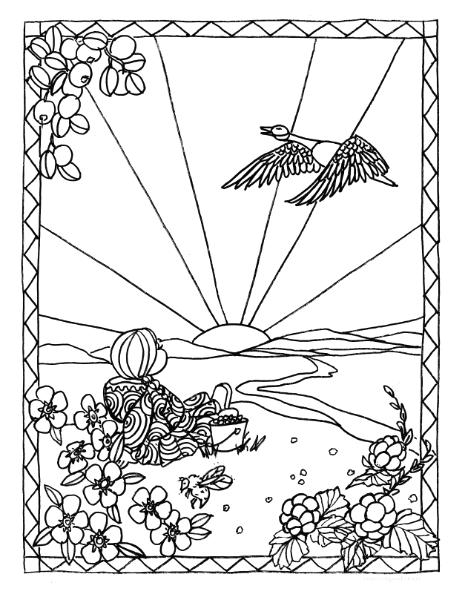 First Nations Iñupiaq Coloring Page