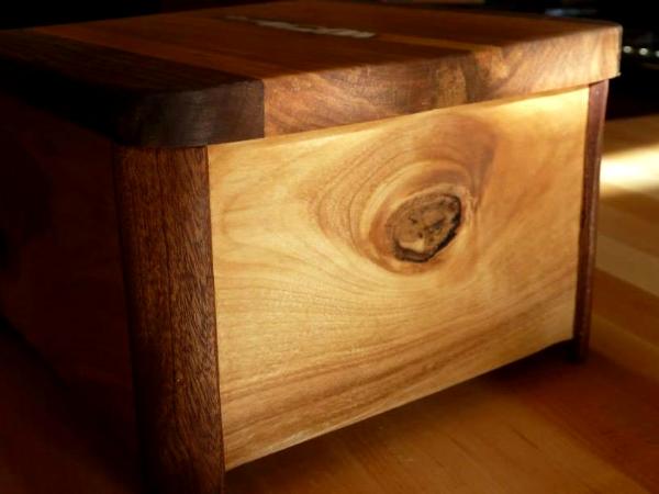 Birch/Walnut with Mother of Pearl Inlay