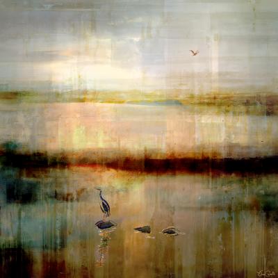 Potter Pond - Large Contemporary Seascape For Sale Potter Pond - Large Contemporary Seascape For Sale