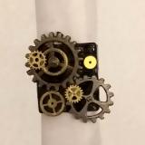 Steampunk gears ring