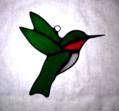 Hummingbird Sun Catcher Faces Right Hummingbird Sun Catcher Faces Right