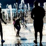 Fountain Silhouettes