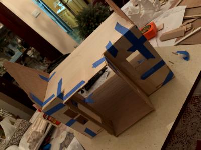 Yep still glueing and drying